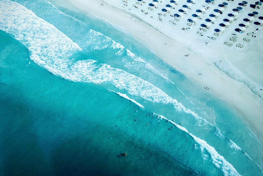 aerial photography of sea at daytime