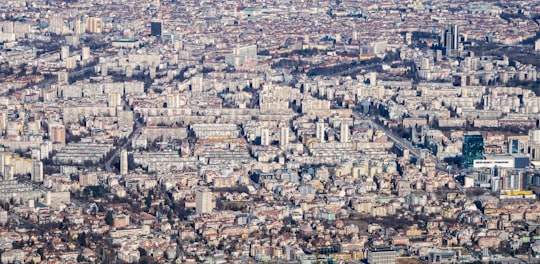 aerial view photography of buildings in Sofia Bulgaria