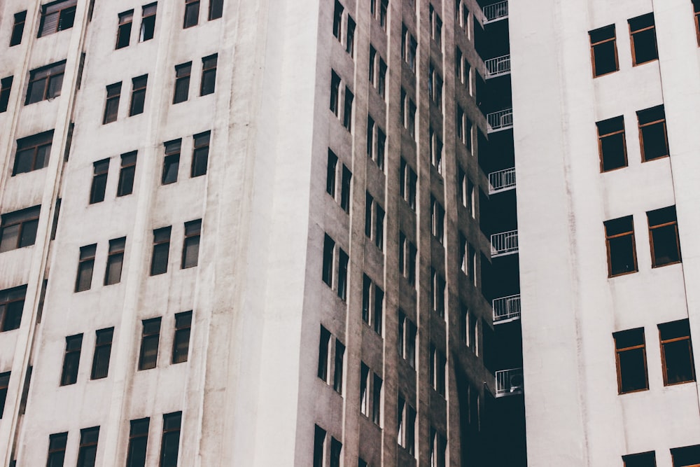 gray concrete building with windows