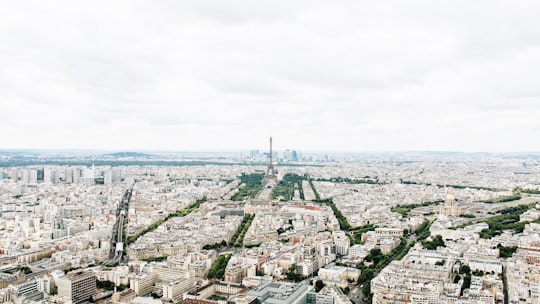 aerial photo of white concrete buildings at daytime in Montparnasse France