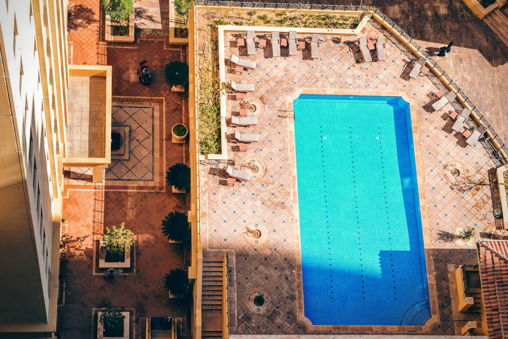 Classic pool installation in Brunswick