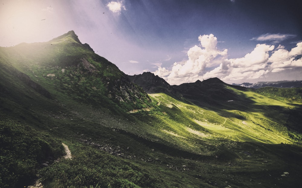 landscape photo of mountain range