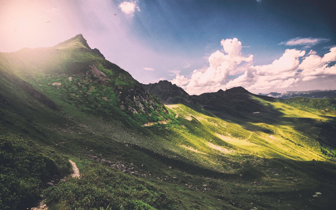 landscape photo of mountain range