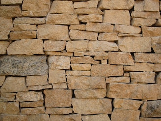 brown stone wall
