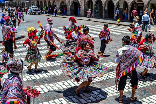 A vibrant community gathering during a traditional marabaixo dance in São Francisco do Matapi.