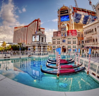 swimming pool near buildings