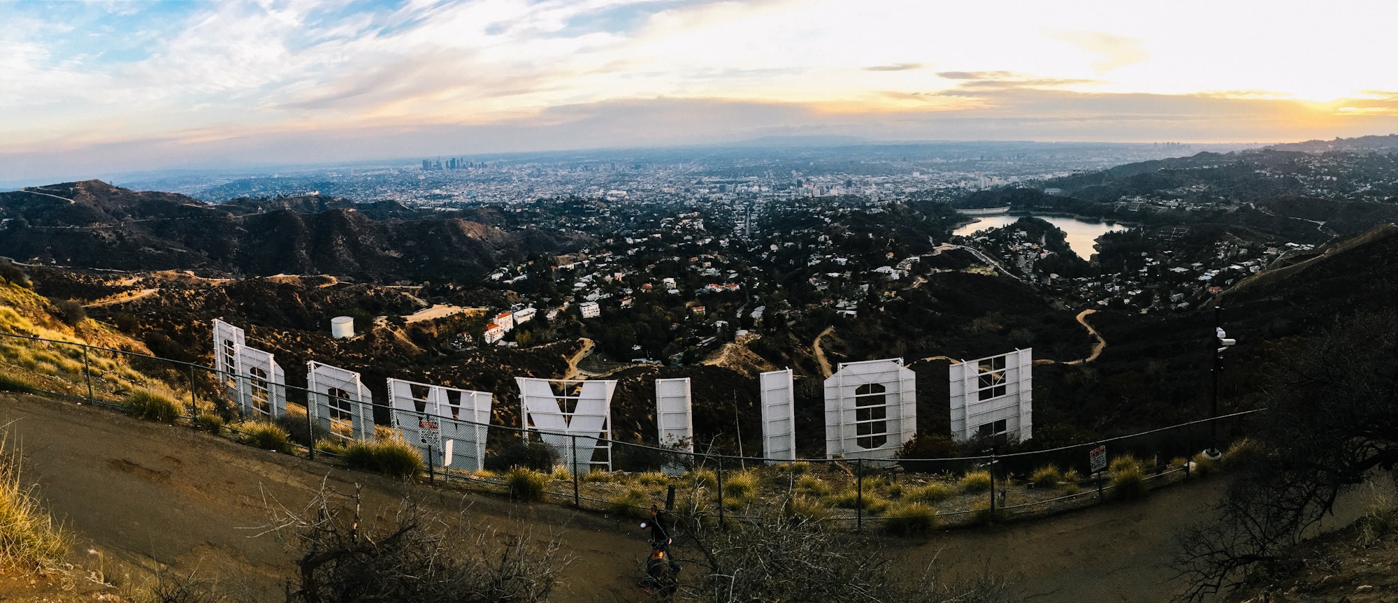 January 2nd, 2016 - Hiked the Hollywood sign. I think this photo is proof that the best camera you have is that one that is with you. 
While hiking, I had a 5D Mark III. However, I only had a 50mm lens. 
To get this shot I had to pull out my iPhone and take a panorama. My iPhone was the only camera I had with me that had a “wide angle” lens. The panorama mode is fantastic.