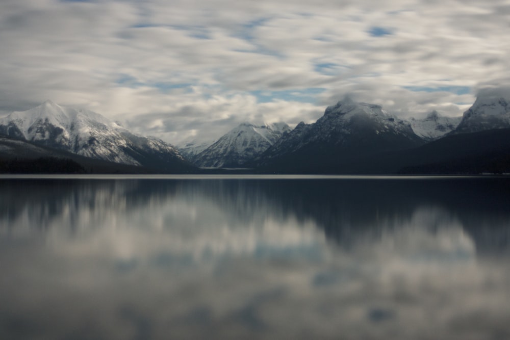 mountain covered with snow