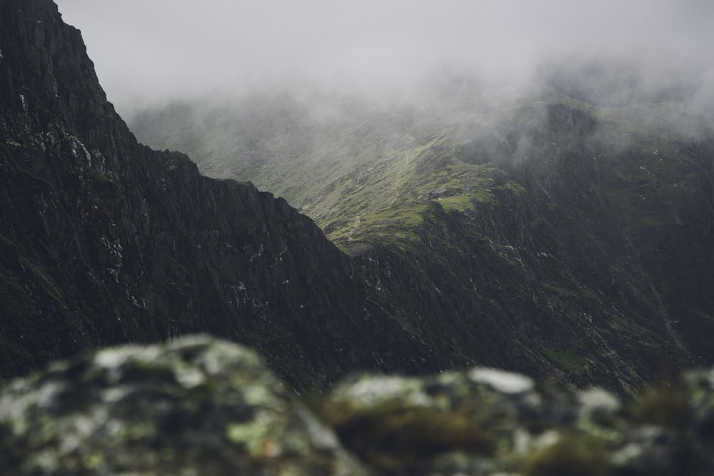 aerial photography of mountain and clouds view during daytime