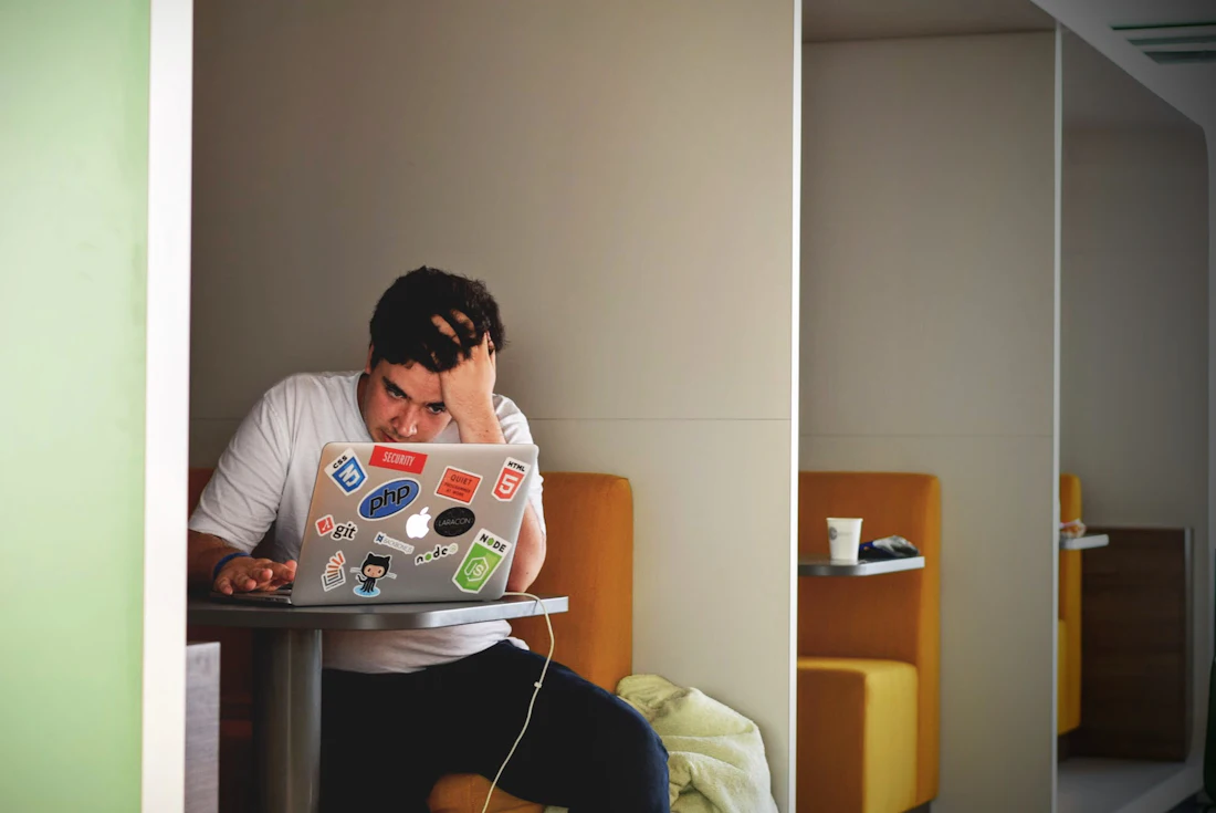 A reader with an open book