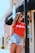 women's blue denim shorts