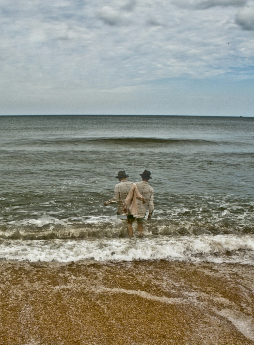 man in ocean