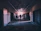 Players exploring a dark abandoned mansion with flashlights, shadows casting eerie shapes.
