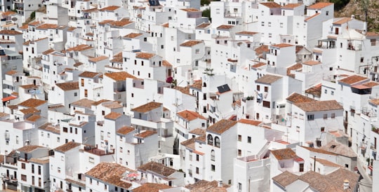 aerial photography of white houses in Casares Spain