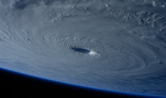 Hurricane as seen from space