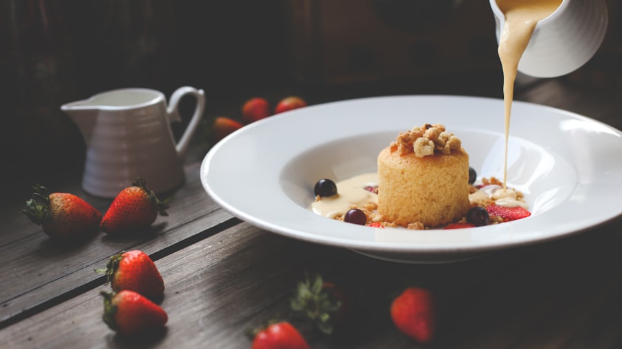 Baked sweets platter