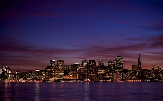 high rise buildings during night time in Treasure Island United States