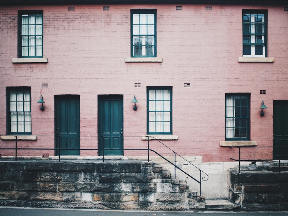 photo of building with stairs