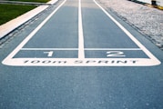 100 meter dash lane