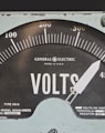 gray GE volt meter at 414