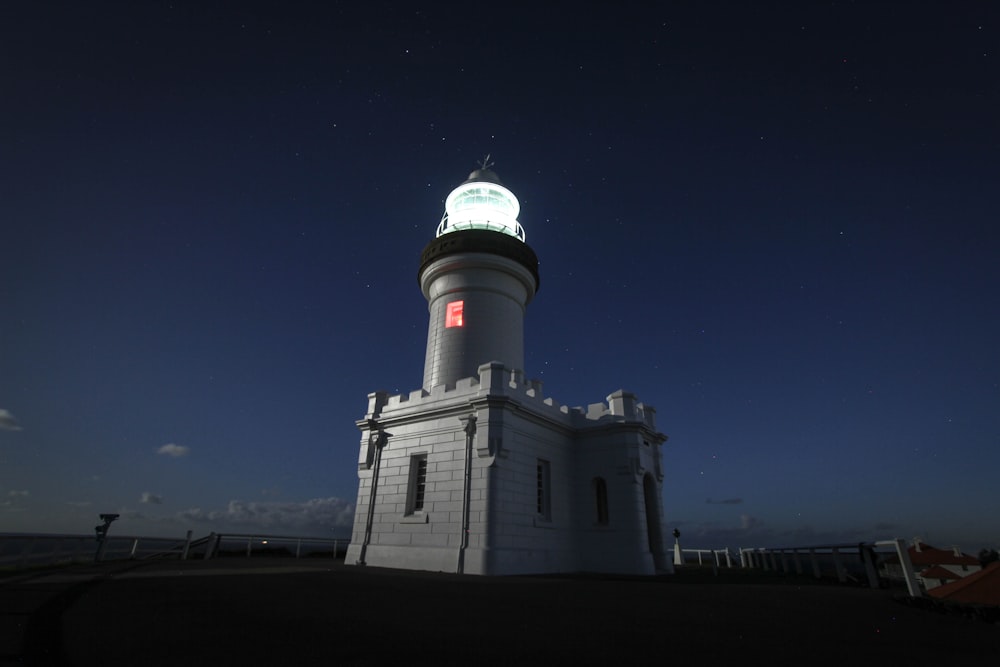 white lighthouse