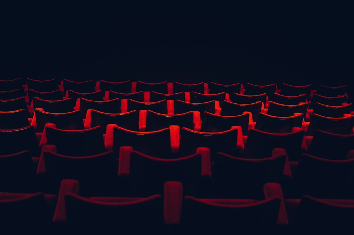 Home theater setup streaming a movie trailer