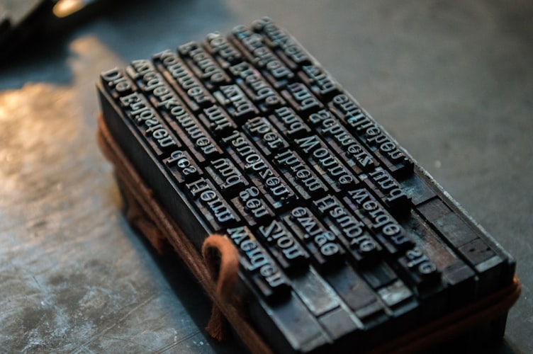 Metal typesetting