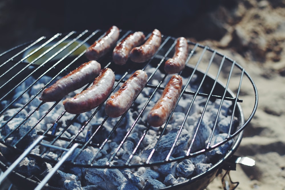 grilled sausages