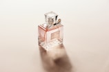 clear perfume bottle