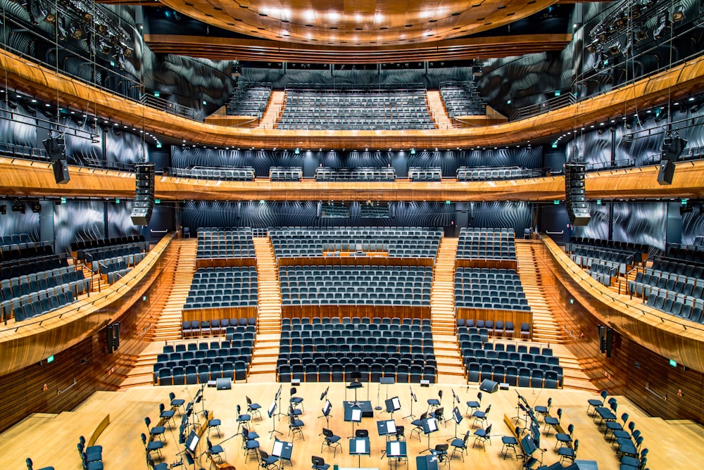 empty arranged theater