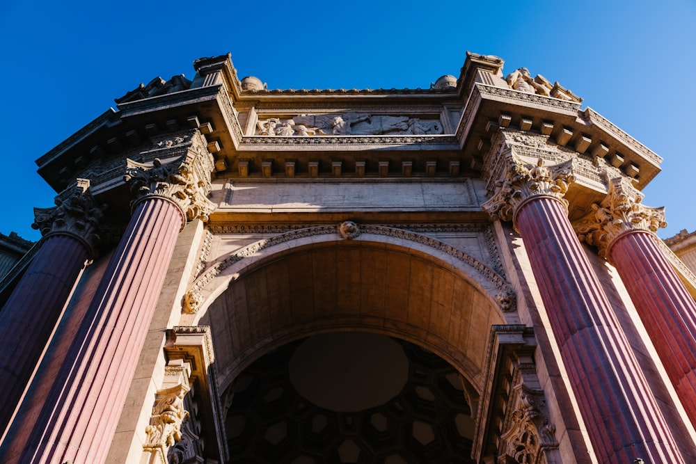 brown and beige concrete arch