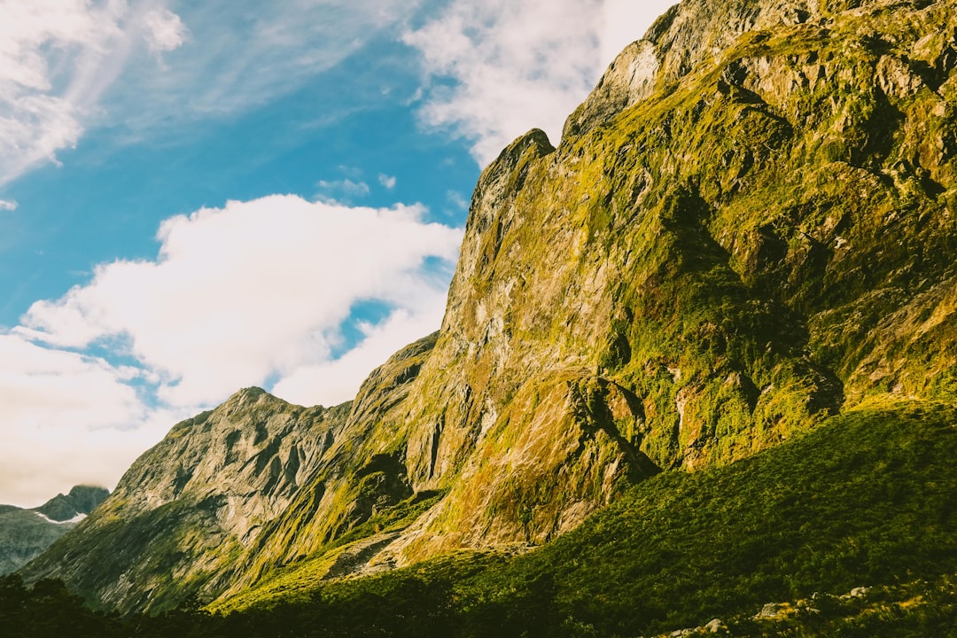 green and brown mountains