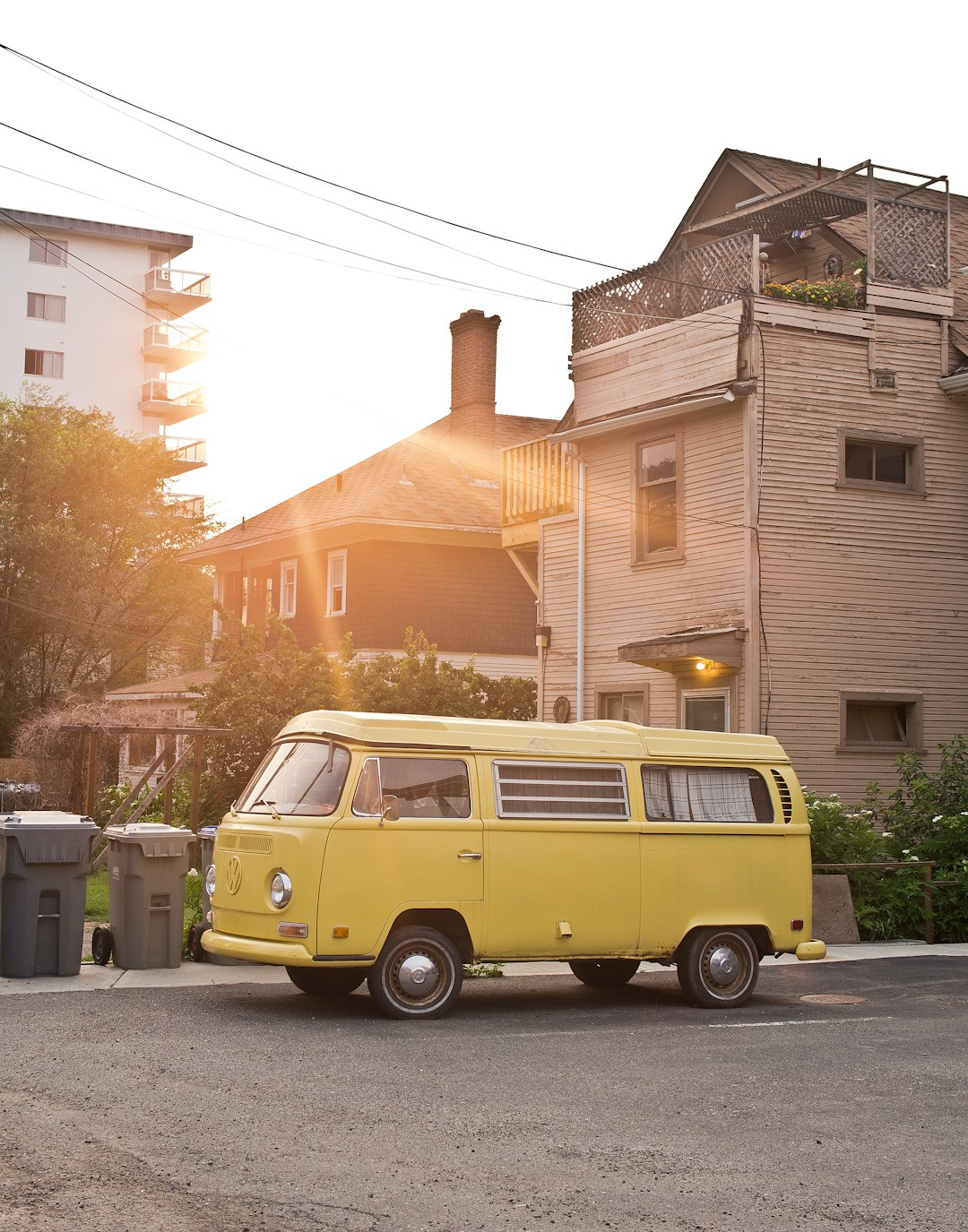 yellow van