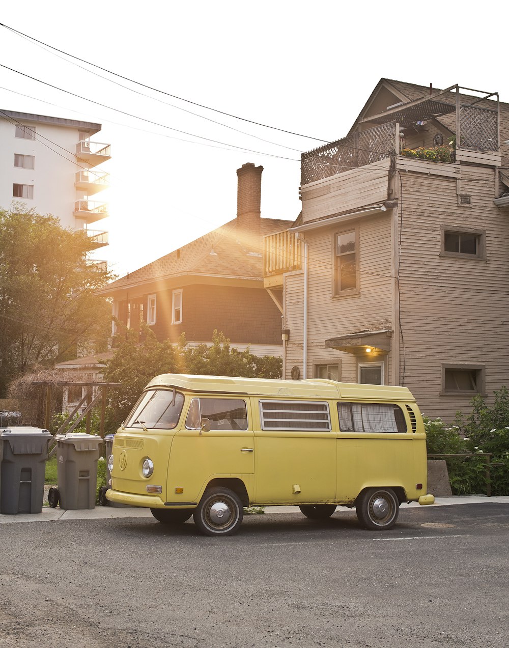 yellow van