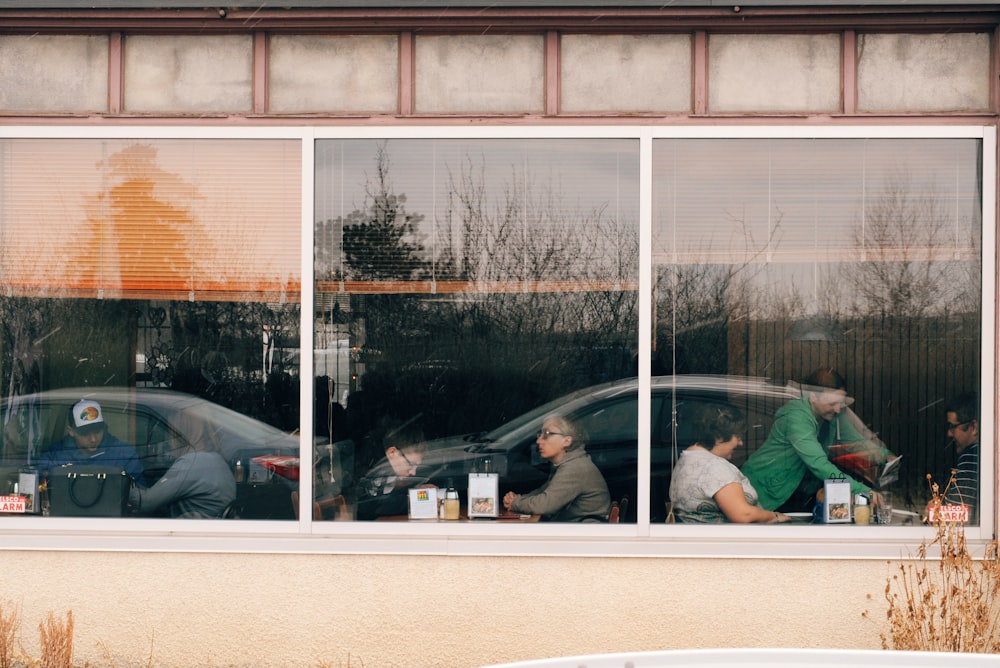 people inside building