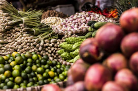assorted vegetable lot