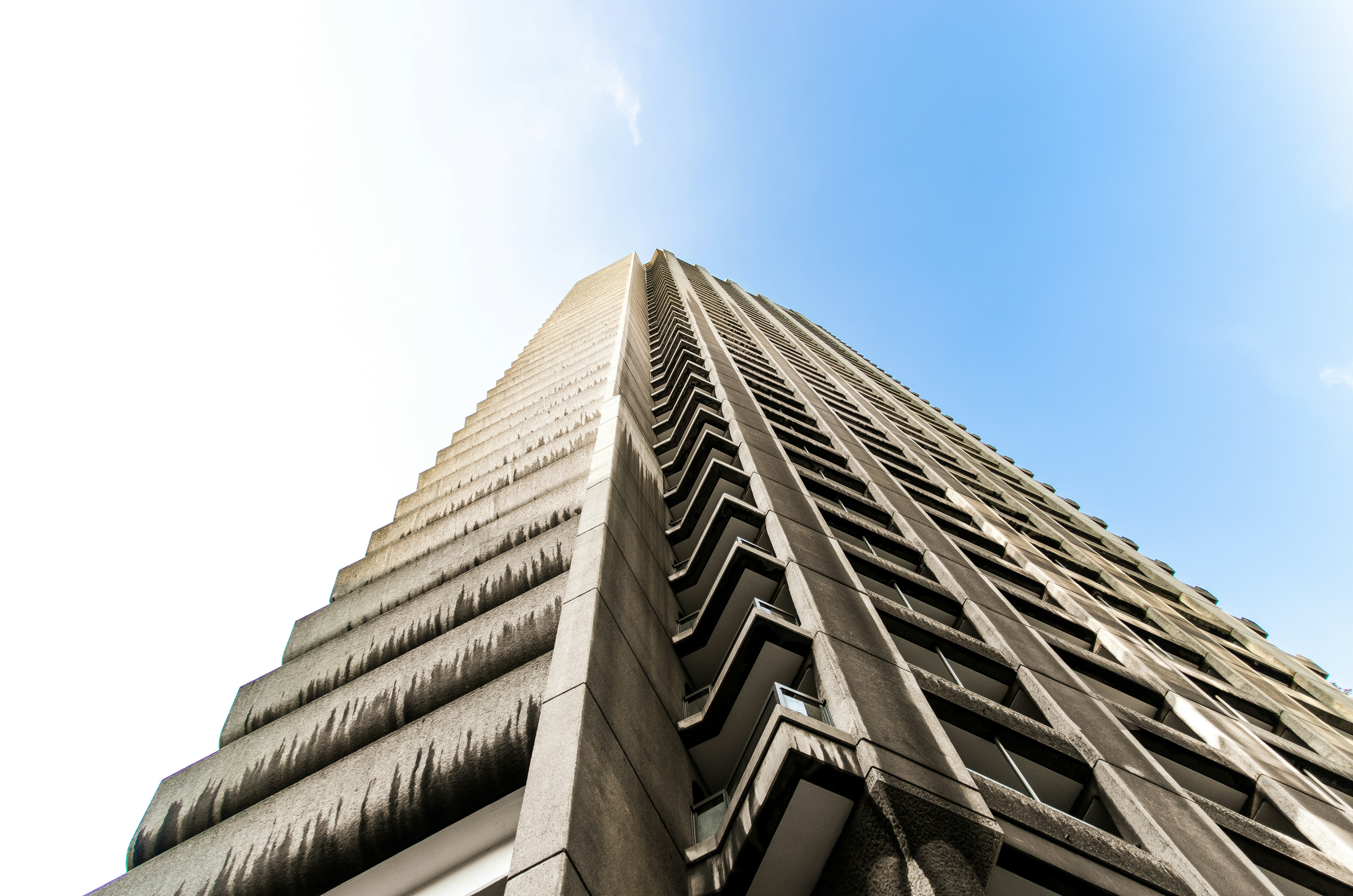 Download wallpaper 1280x1280 skyscraper, tower, buildings, aerial view, city, fo