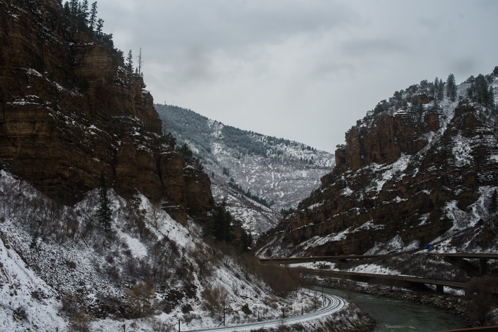 river near mountains