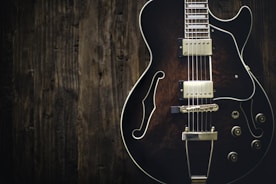electric jazz guitar
