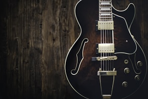 electric jazz guitar
