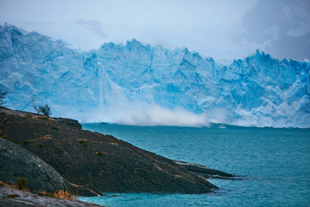 landscape photography of ice burg