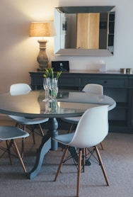 dining room mirror hanging
