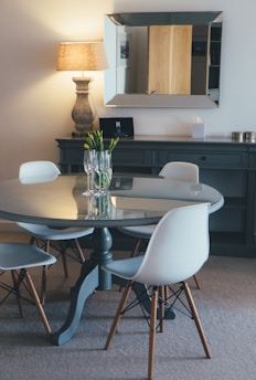 dining room mirror hanging