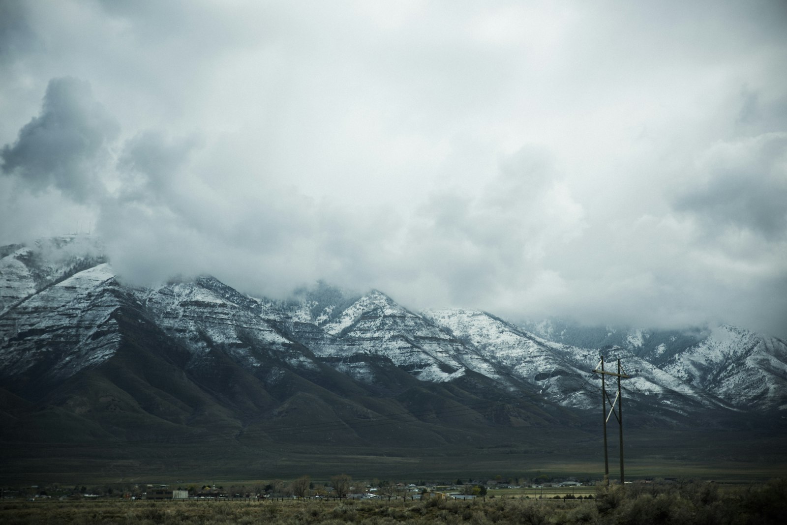 Tamron SP 24-70mm F2.8 Di VC USD sample photo. Gray mountain with cloudy photography