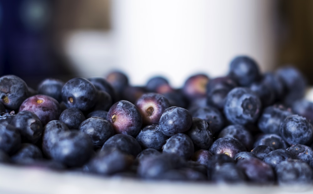 Selektive Fotografie von Heidelbeeren