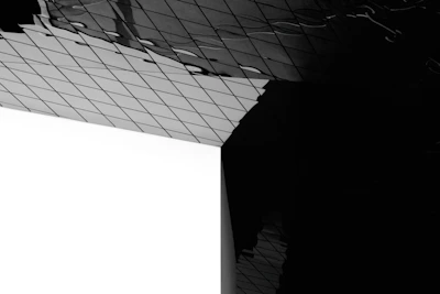 Abstract architectural detail featuring geometric shapes and contrasts.
