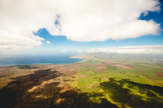 aerial photography of pains in Hawaii United States