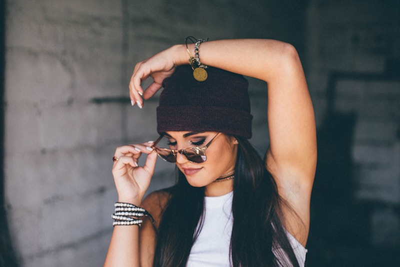 Sultry pose with hand on head