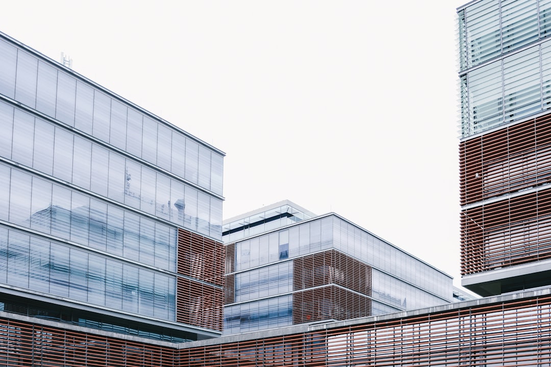 low angle photography of high-rises building