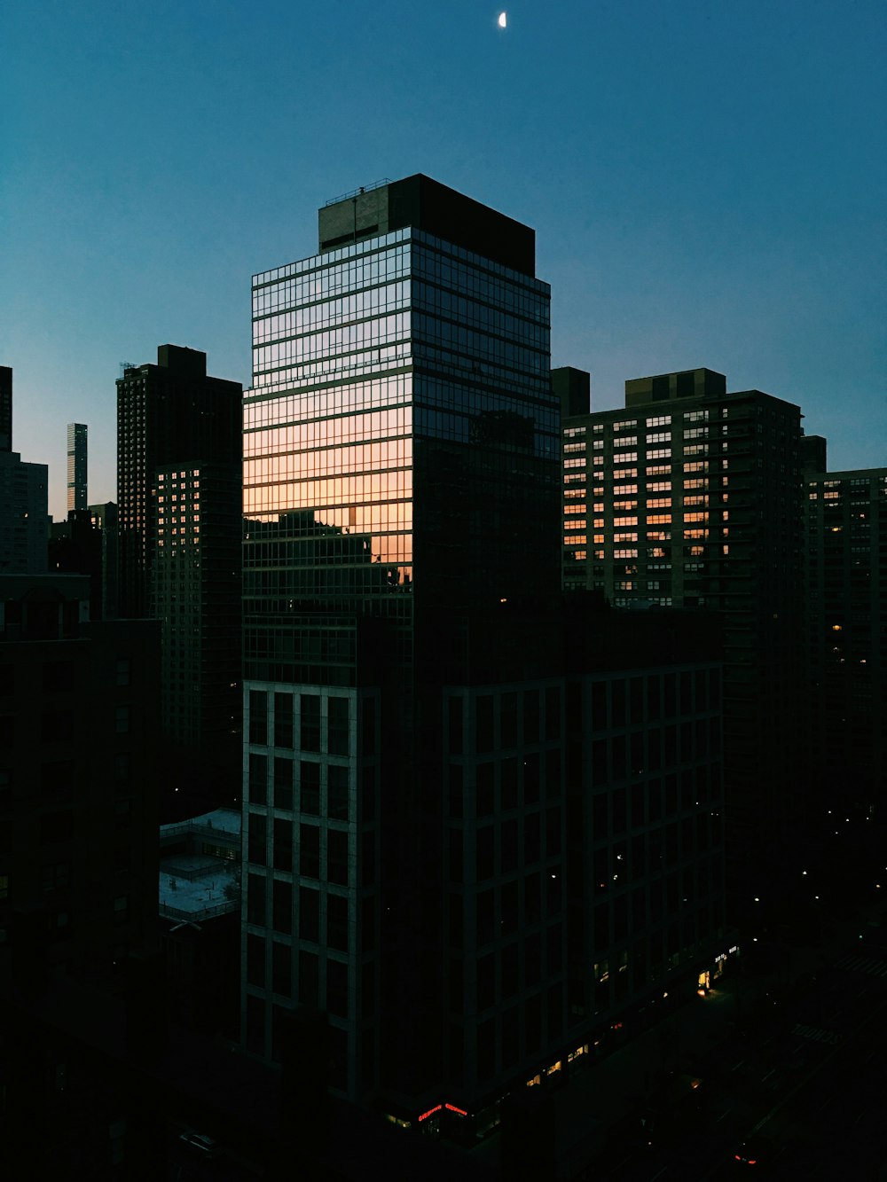 silhouette of buildings